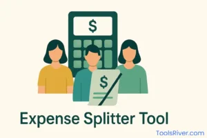 Expense Splitter Tool