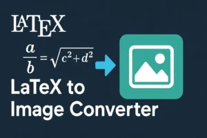 LaTeX to Image Converter