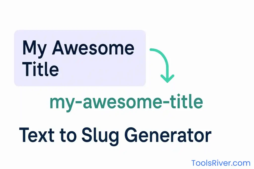 Text To Slug Generator