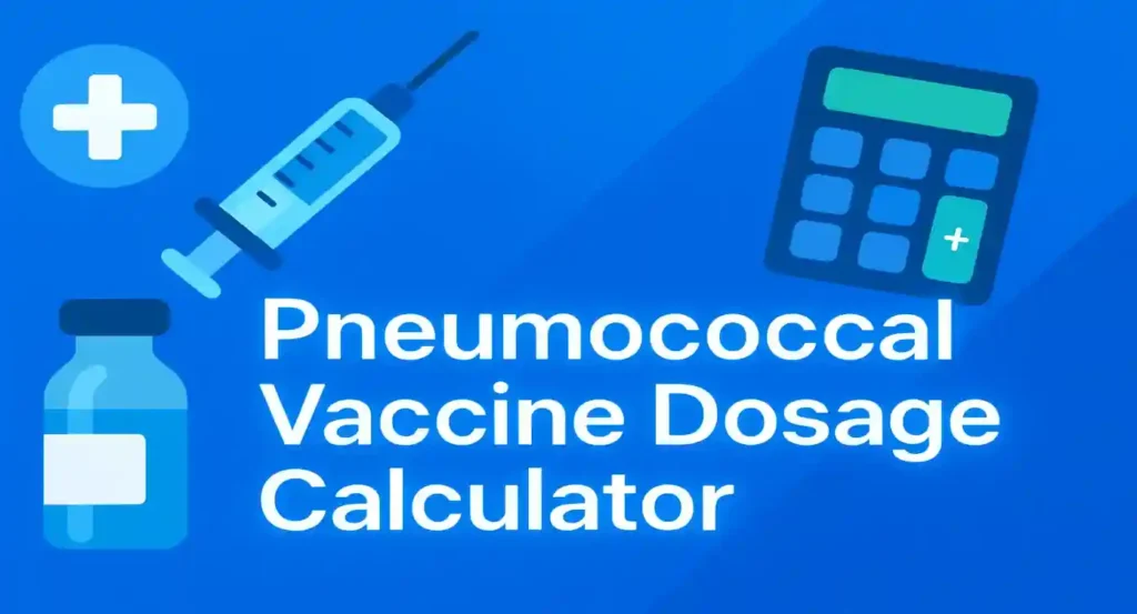 Pneumococcal Vaccine Dosage Calculator