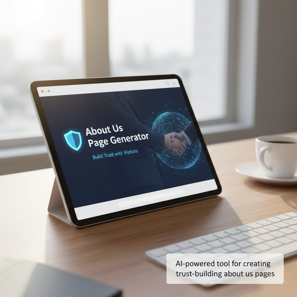 Mastering Website Trust Building: The Essential Guide to the About Us Page Generator