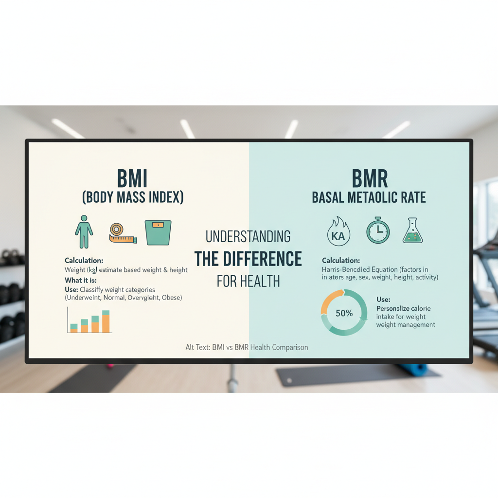 BMI vs BMR Difference Health Fitness: A Comprehensive Guide to Your Body Metrics