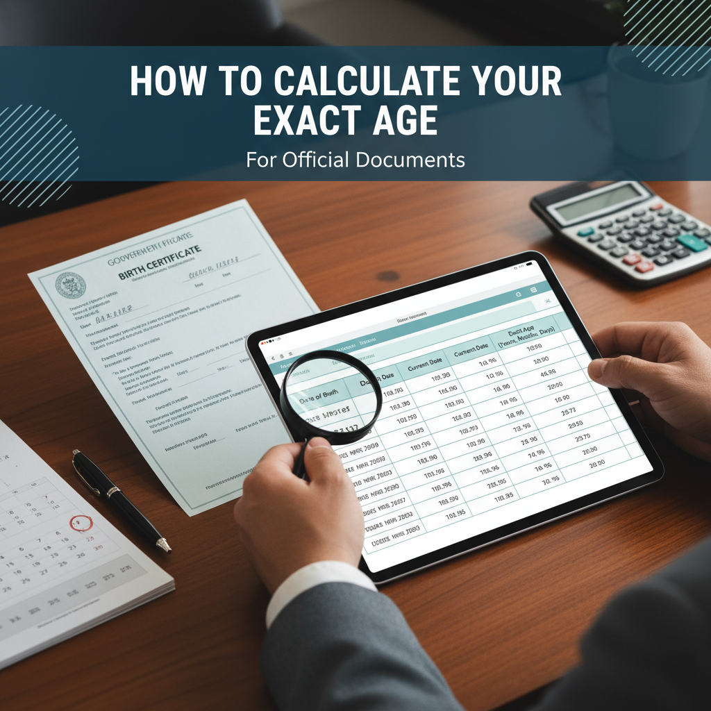 How to Calculate Exact Age Official Documents India: The Ultimate Guide