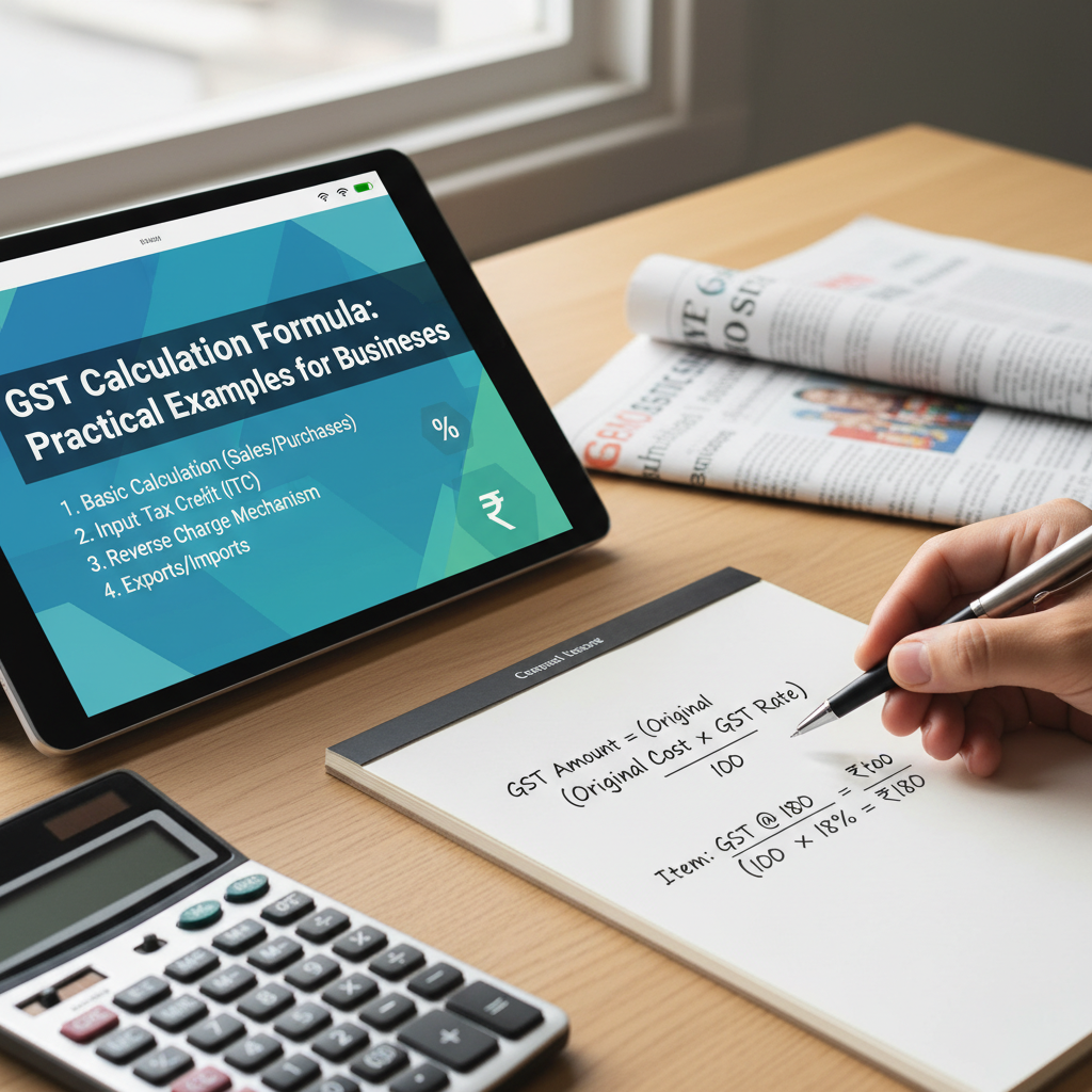 Mastering the GST Calculation Formula: Practical Examples for India Business Success