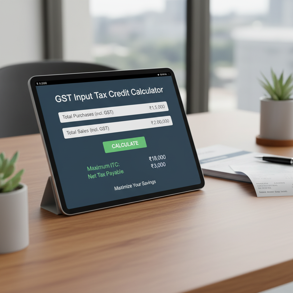 GST Input Tax Credit Calculator: Maximize Your India Savings