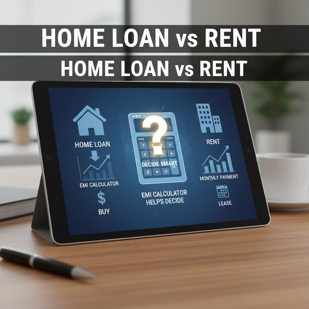 Home Loan vs Rent: How an EMI Calculator Simplifies Your Choice