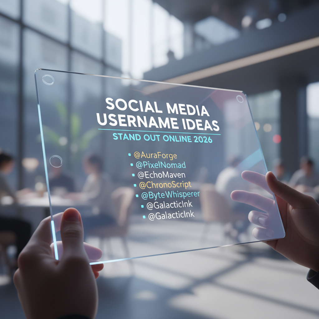 Social Media Username Ideas: Stand Out Online 2026: Mastering Branding and Visibility