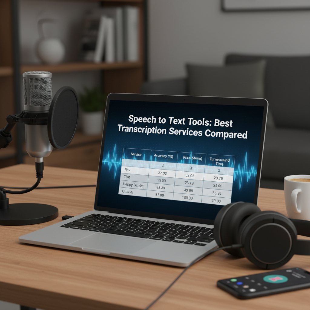 Speech to Text Tools: Best Transcription Services Compared