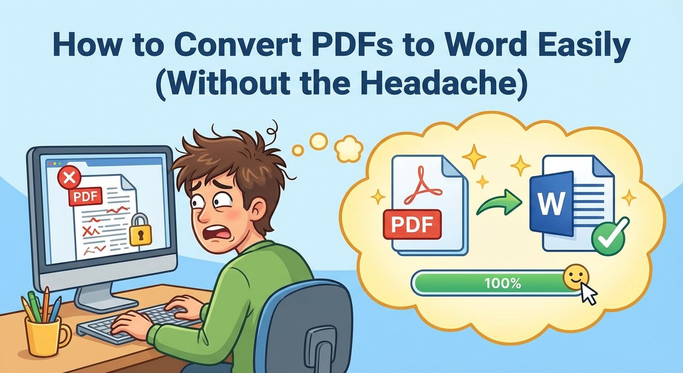 Frustrated with PDFs? A PDF to Word converter can help!