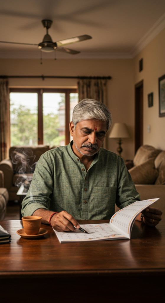 Person looking at a 2026 calendar while planning their finances.