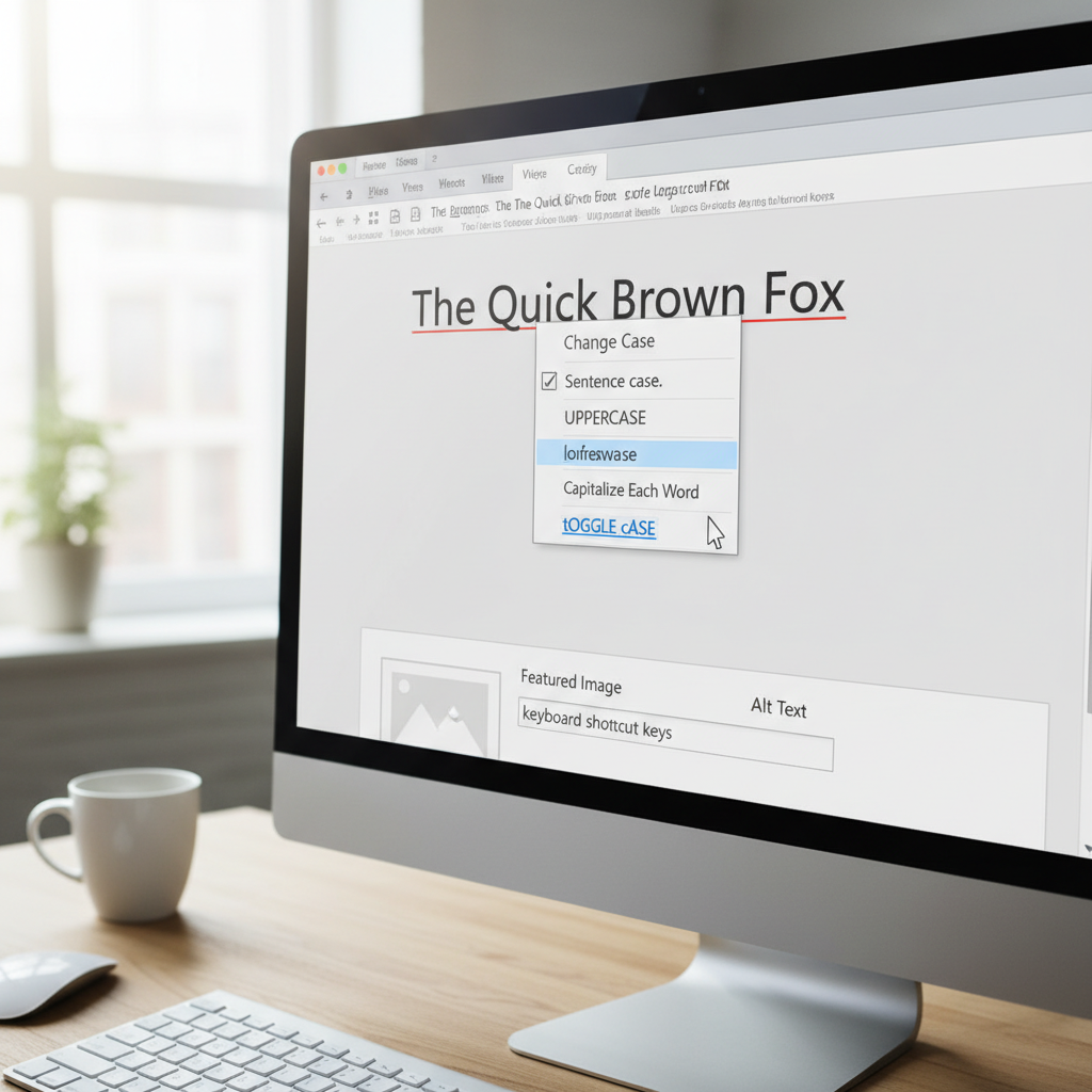 5 Effortless Ways to Change Case in Word (2024 Guide)
