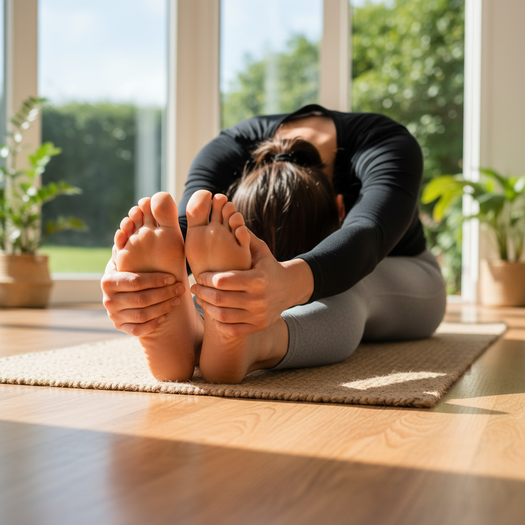 7 Incredible Benefits of the Hands to Feet Pose & How to Master It