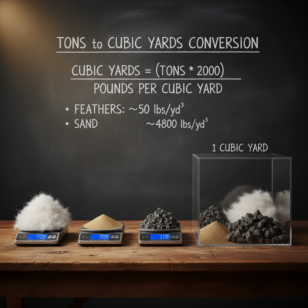 5 Steps to Master the Math: How Do You Convert Tons to Cubic Yards?
