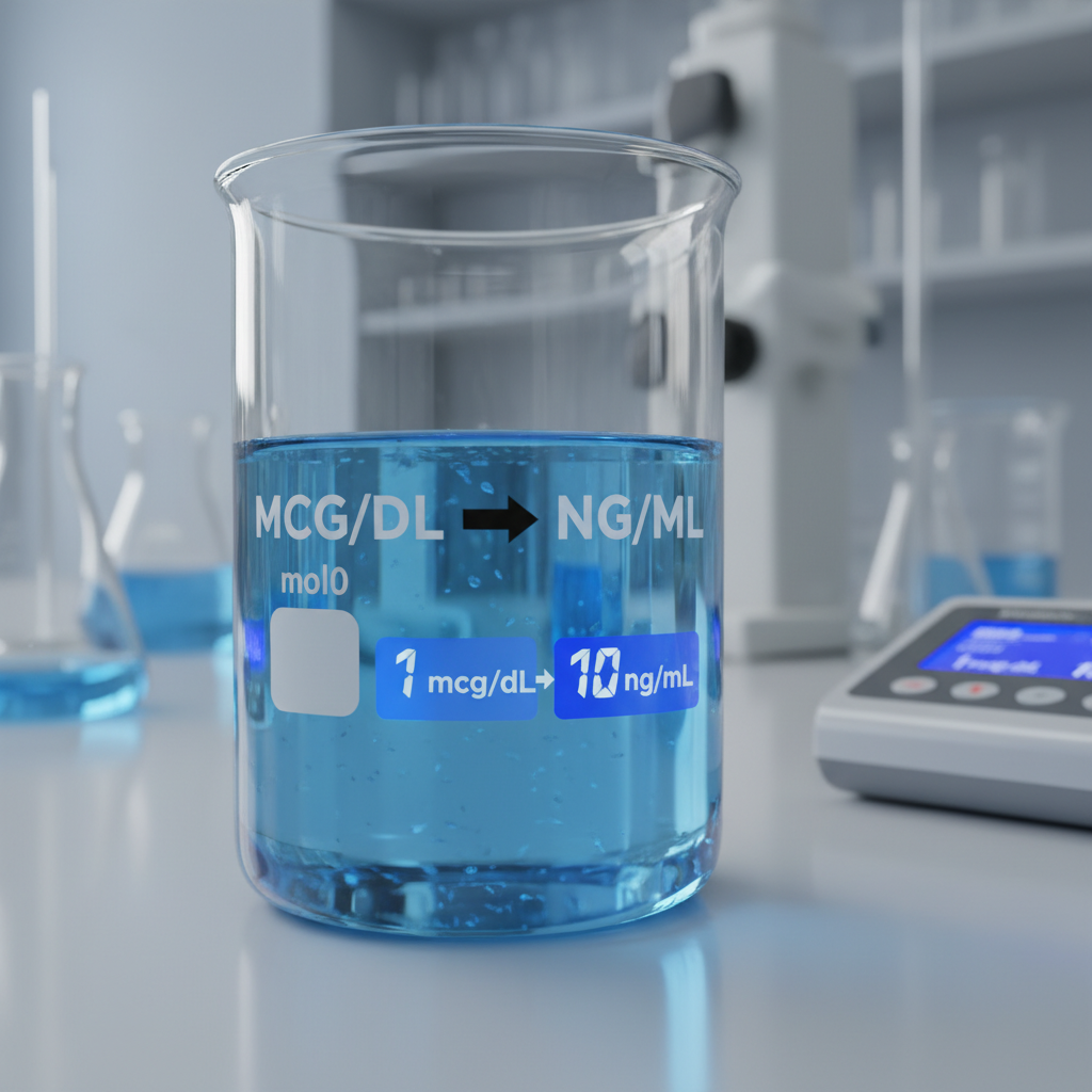 Mastering mcg/dL to ng/mL: The Ultimate 3-Step Conversion Guide