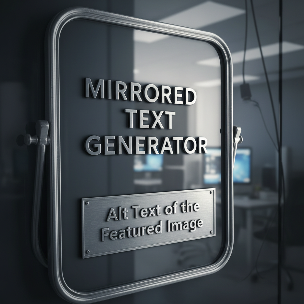 Mirrored Text Generator: 7 Creative Ways to Flip Your Text and Stand Out