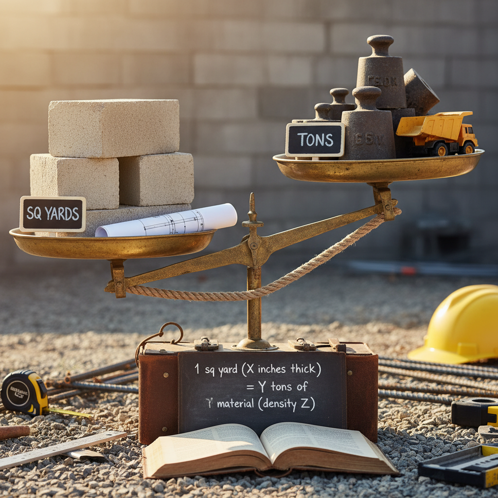 The Ultimate 2024 Guide: How to Convert Sq Yards to Tons Accurately