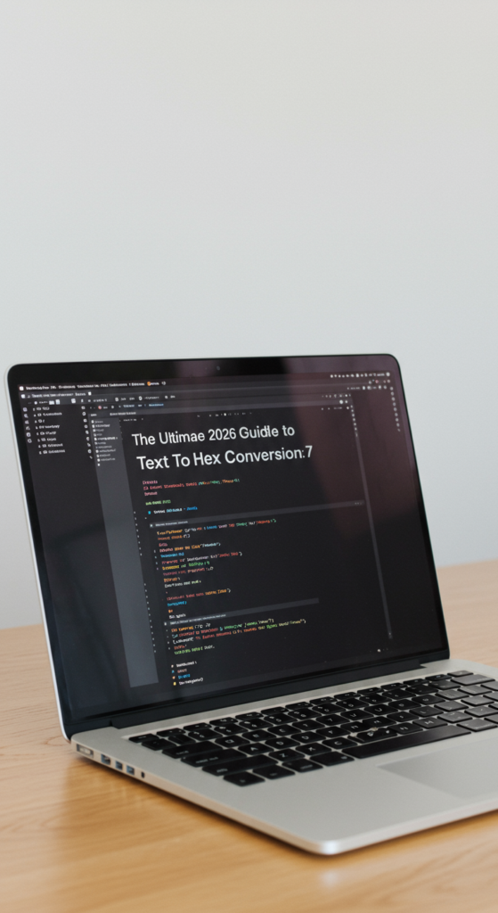 The Ultimate 2026 Guide to Text to Hex Conversion: 7&hellip;
