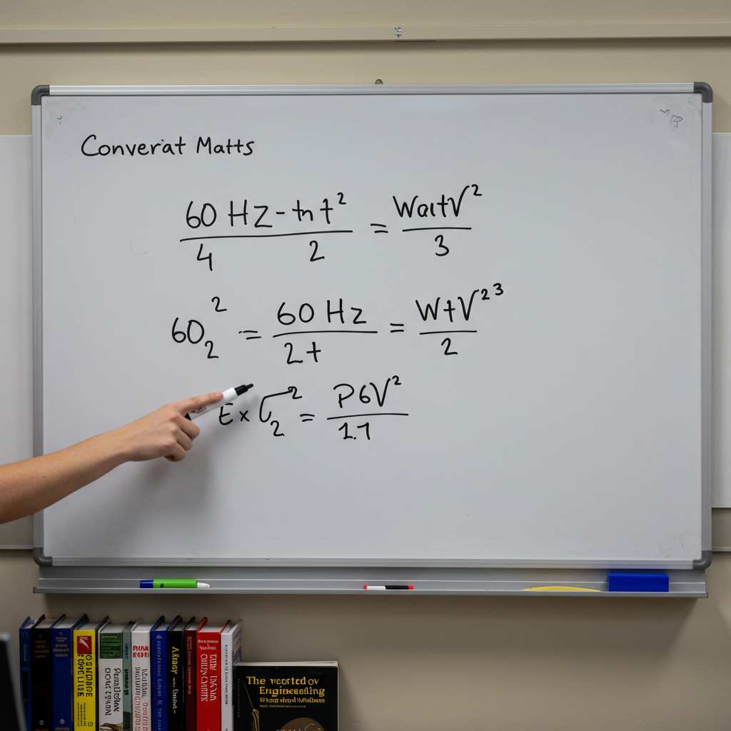 The Ultimate 2024 Guide to Converting 60 Hz to Watts (And Why You Can't)