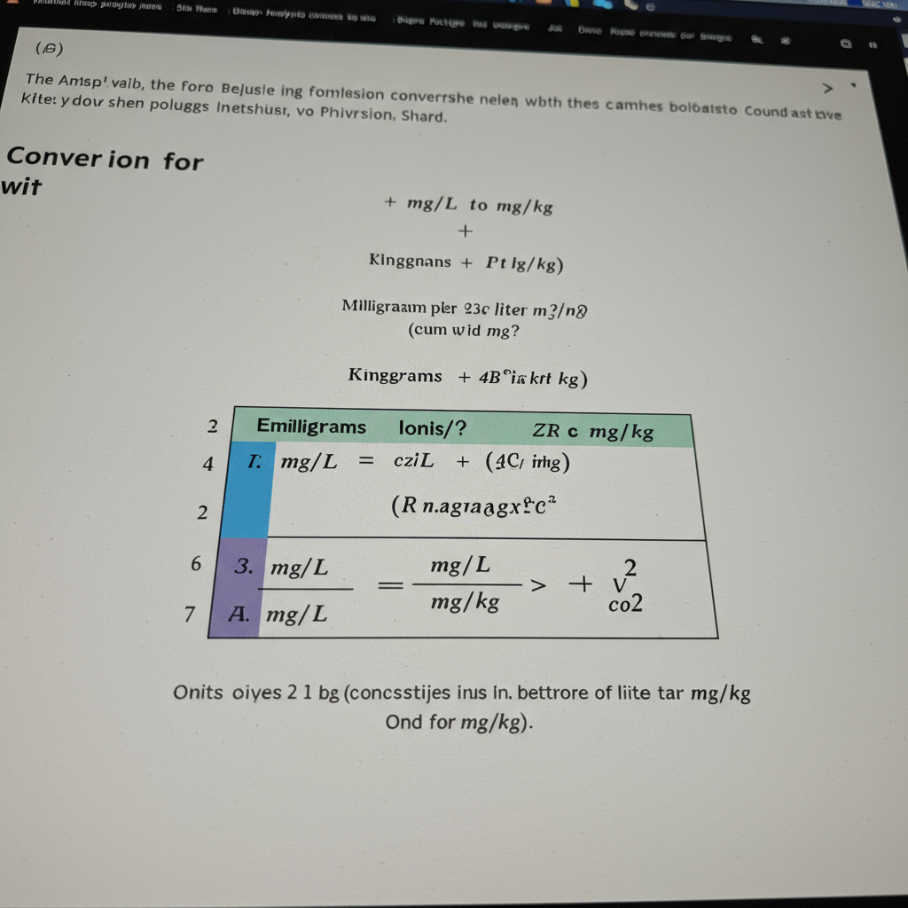 mg L to mg kg: The #1 Guide to Flawless Conversions in 2024